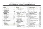 2013 chevrolet equinox owner's manual