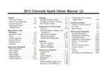 2013 chevrolet spark owner's manual