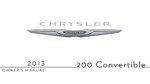 2013 chrysler 200 convertible owner manual