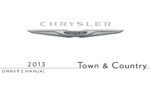 2013 chrysler town & country owner manual