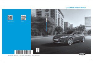 2013 ford focus owner's manual