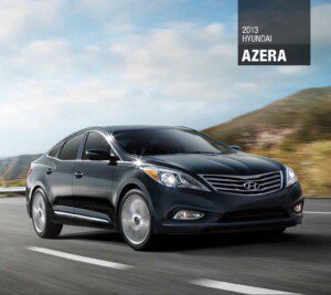 2013 hyundai azera owner's manual