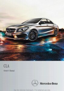 2013 mercedes benz cla owner's manual