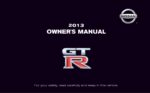 2013 nissan gtr owner's manual