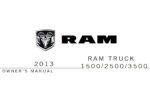 2013 ram truck 1500 2500 3500 owner manual