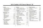 2014 cadillac ats owner manual