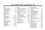 2014 cadillac srx owner manual