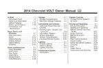 2014 chevrolet volt owner's manual