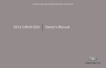 2014 infiniti q50 owner's manual