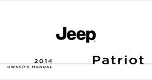 2014 jeep patriot owner's manual