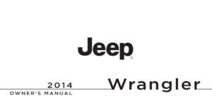 2014 jeep wrangler owner's manual