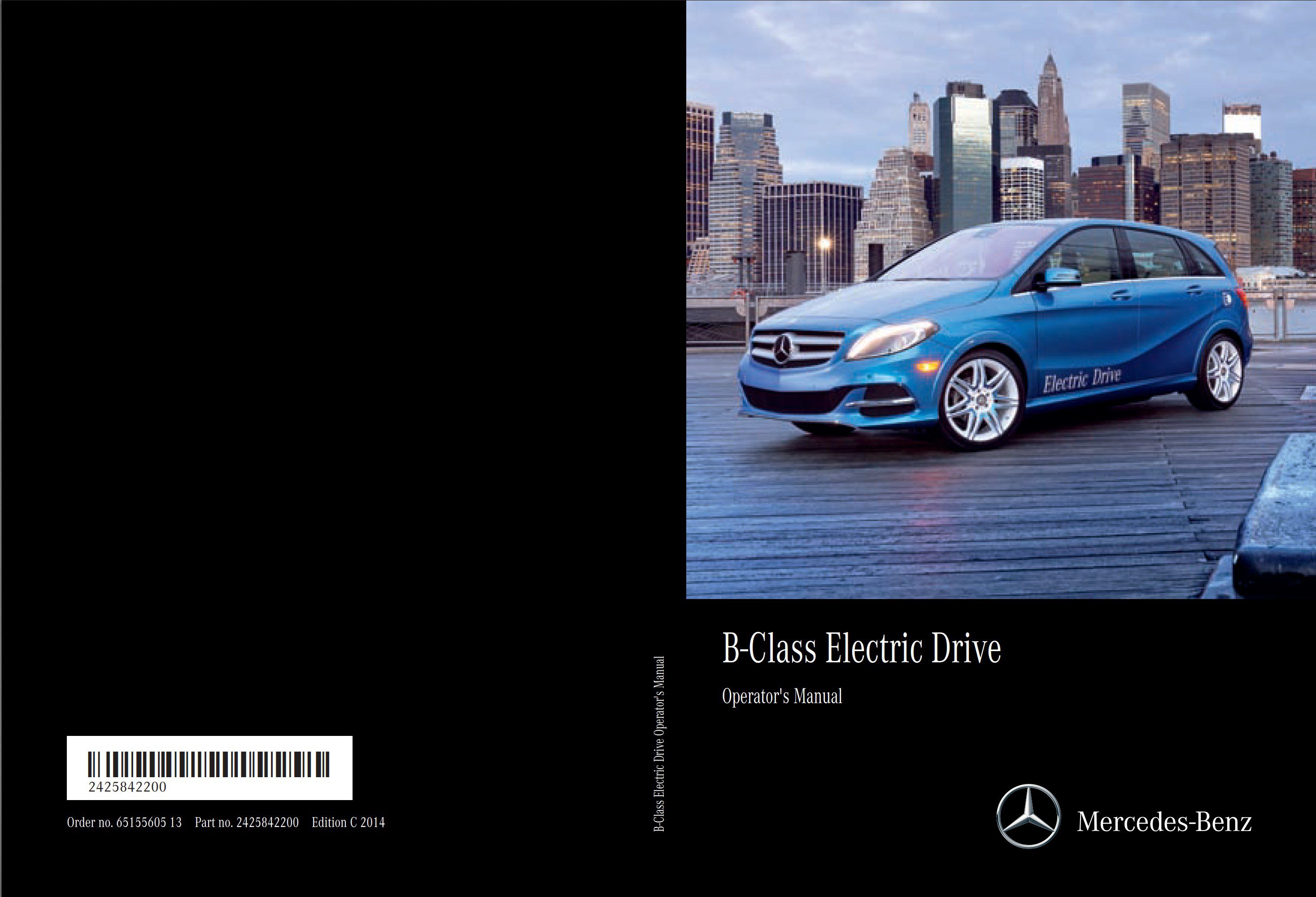 2014 mercedes benz b class owner's manual