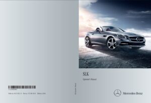 2014 mercedes benz slk class owner's manual