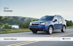 2014 subaru forester owner's manual