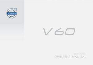 2014 volvo v60 owner's manual