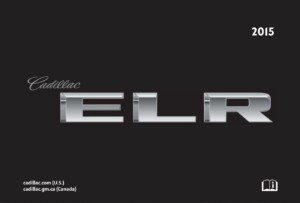 2015 cadillac elr owner's manual