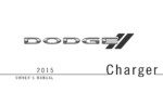 2015 dodge charger owner manual