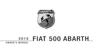 2015 fiat 500 abarth owner manual