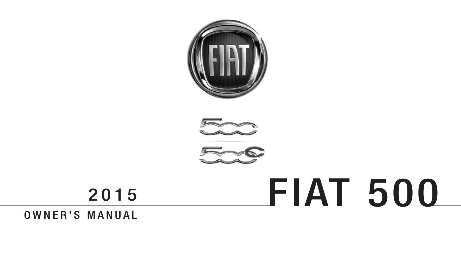 2015 fiat 500 owner manual