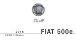 2015 fiat 500e owner manual