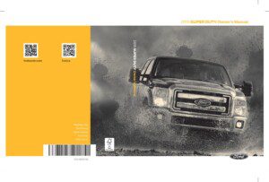 2015 ford f250 owner's manual