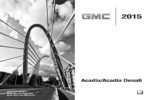 2015 gmc acadia owner's manual