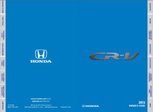 2015 honda cr v owner's manual