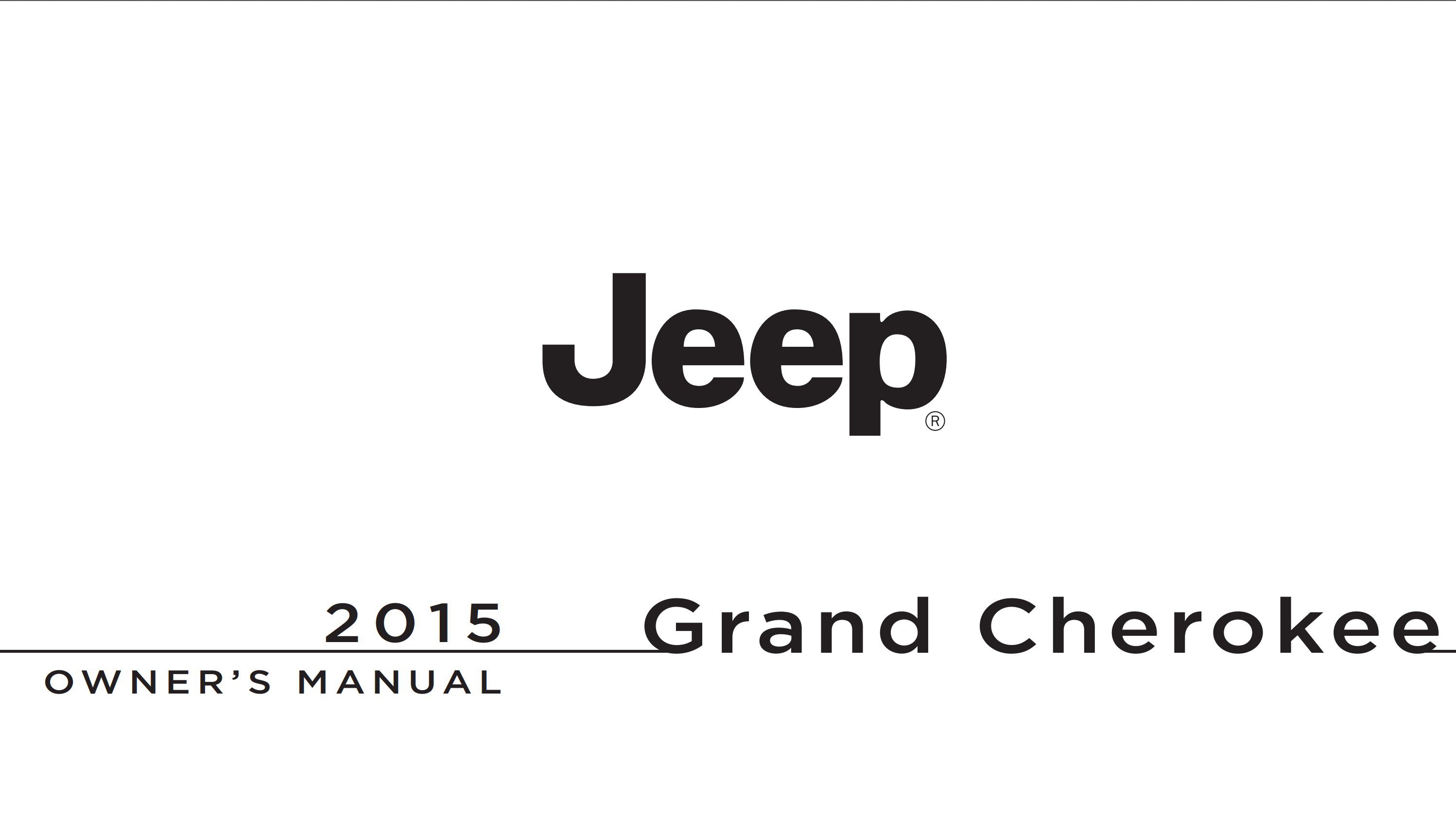 2015 jeep grand cherokee owner manual