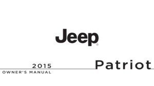 2015 jeep patriot owner manual