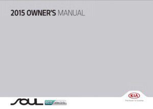 2015 kia soul ev owner manual