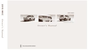 2015 lincoln mkc owner's manual