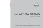 2015 nissan altima sedan owner's manual