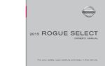 2015 nissan rogue select owner's manual