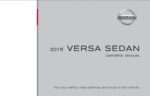 2015 nissan versa sedan owner's manual