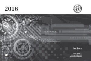 2016 buick enclave owner's manual