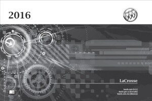 2016 buick lacrosse owner's manual