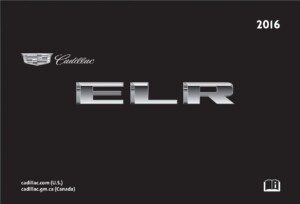 2016 cadillac elr owner's manual