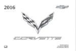 2016 chevrolet corvette owner's manual