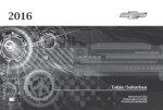 2016 chevrolet suburban owner's manual