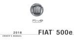 2016 fiat 500e owner manual