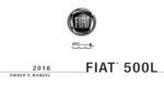 2016 fiat 500l owner manual