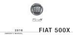 2016 fiat 500x owner manual