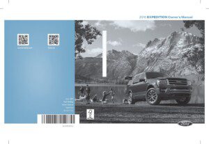 2016 ford expedition el owner's manual