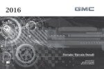 2016 gmc terrain owner's manual