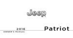 2016 jeep patriot owner's manual