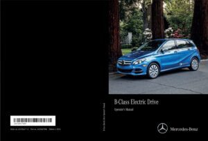 2016 mercedes benz b class owner's manual