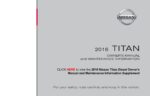 2016 nissan titan owner's manual