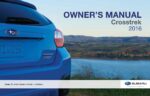 2016 subaru crosstrek owner's manual