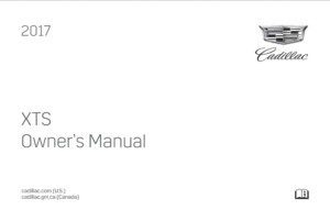 2017 cadillac xts owner's manual