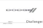 2017 dodge challenger owner manual